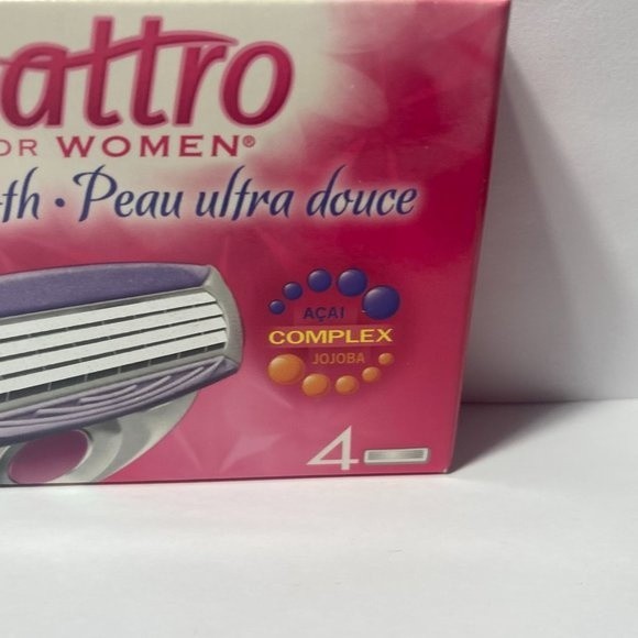 Schick Quattro Women Ultra Smooth Acai Razor Blades Refills - Picture 6 of 14